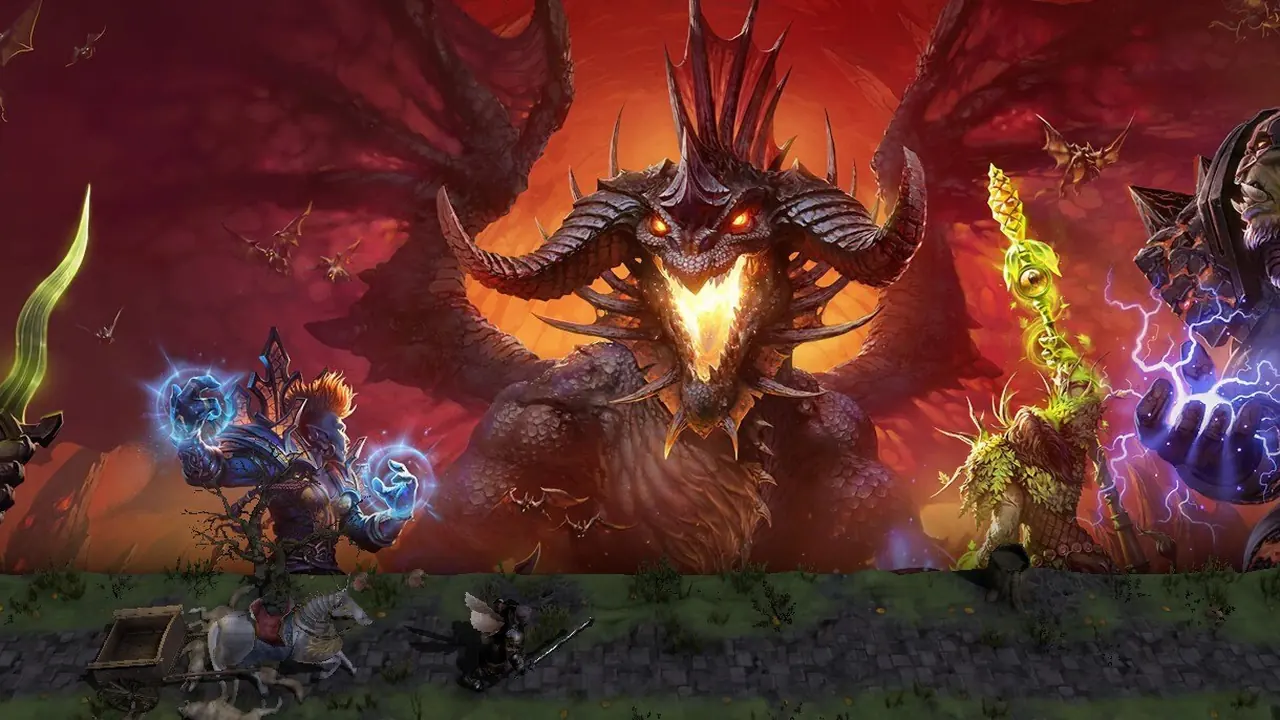 Deskrawl Ancient Oak Treant: Both Bosses and the Level Wall